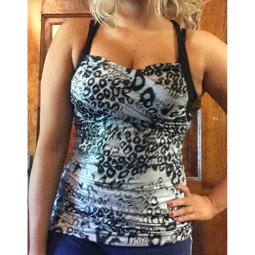 Leopard print shirt/dress